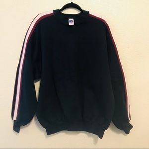 Vintage Russell sweatshirt USA striped 90s